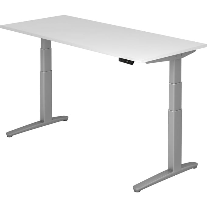 XBHM 19 SS | Bureau - Wit 180 x 80 Tafelhoogte I Elektrisch in hoogte verstelbaar