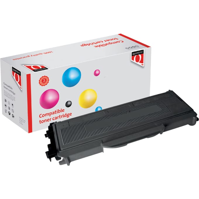 Toner Quantore alternatief tbv Brother TN-2120BK zwart