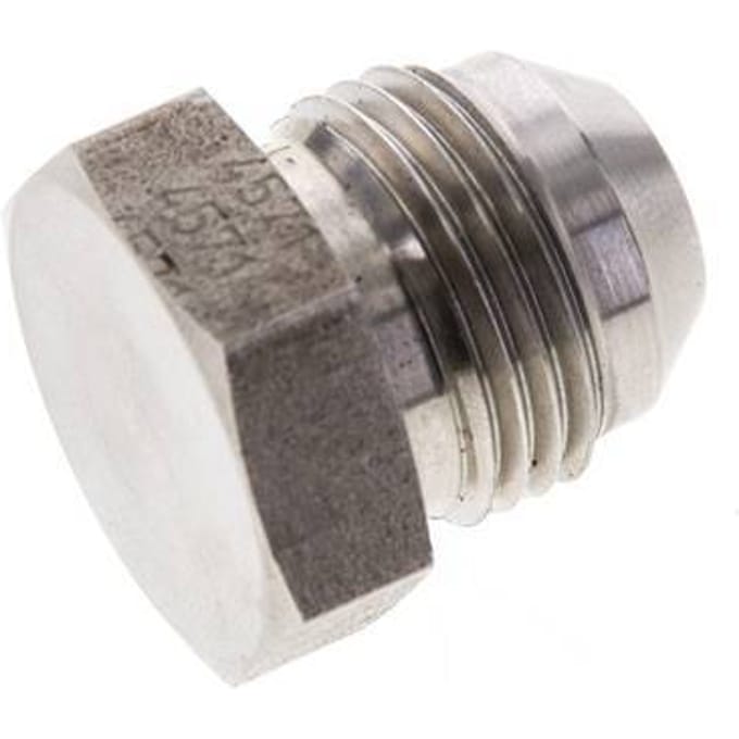 JIC Plug UNF 3/4''-16 RVS 275 bar (3863.75psi)
