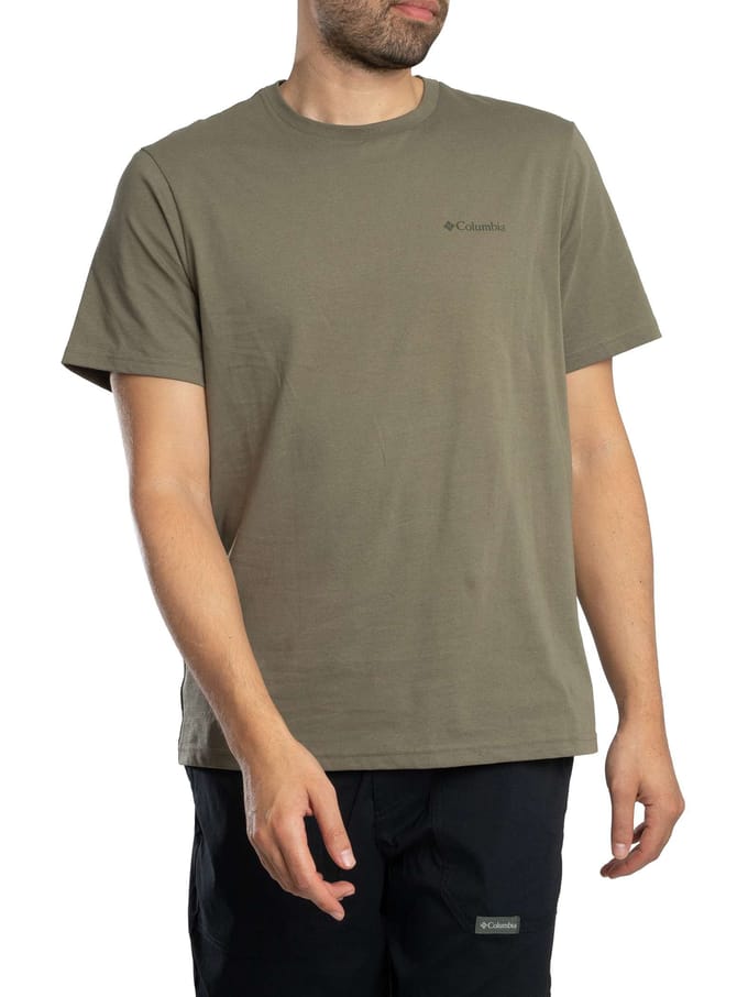 Columbia Grafisch T-Shirt Met Logo Op De Achterkant, Groen