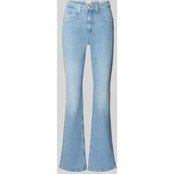Brax Dames Jeans  Style MARY BOOT USED SKY BLUE, denim lichtblauw, maat 44