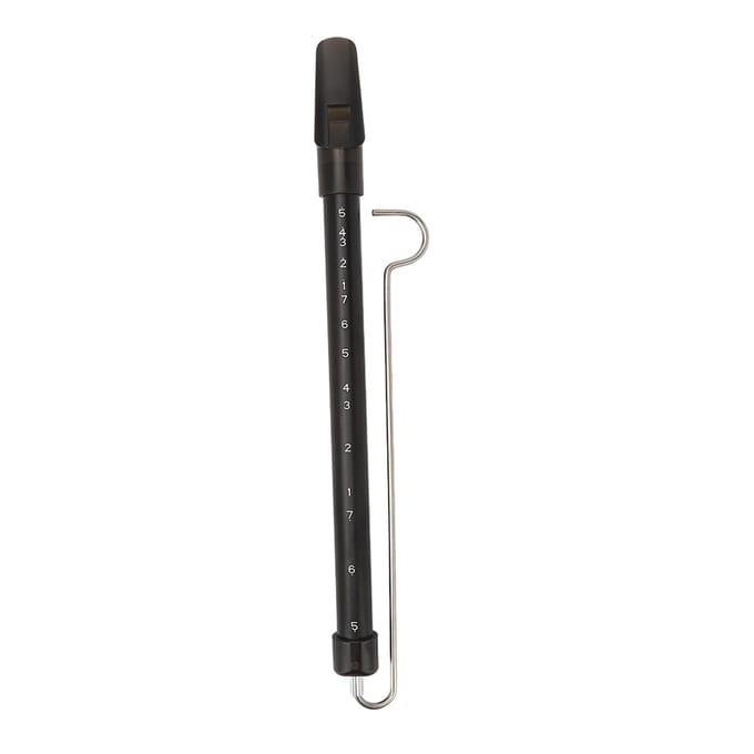 Schuiftuitje Aluminiumlegering Staaf Ouder Kind Spelletjes Schaal Training Gemakkelijk Stemmen Fluitje Schuiven black