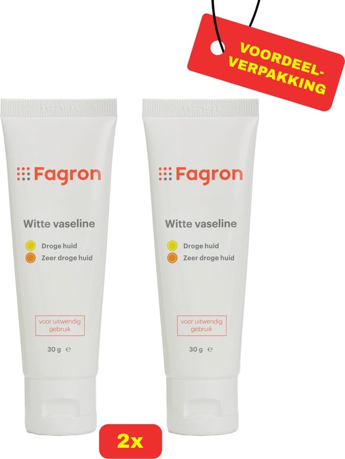 Witte vaseline - 2x30 gram voordeelverpakking