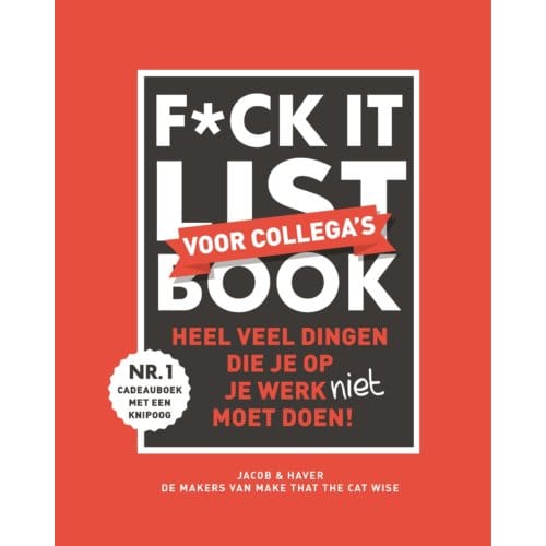 F*ck It List Book Voor Collega’s - Jacob & Haver