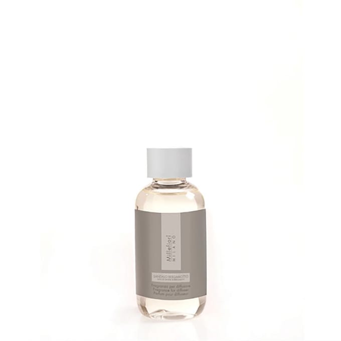 Millefiori Milano Refill voor Flower Diffusers Sandalo Bergamotto 100 ml
