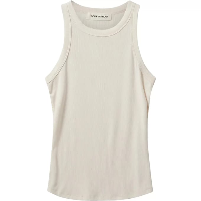 Sofie Schnoor Snos215 Tops & T-shirts Dames - Shirt - Gebroken wit - Maat L