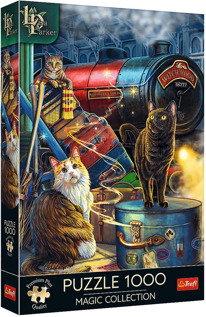 Trefl legpuzzel Magic Collection Witchwood Express 1000 stukjes.