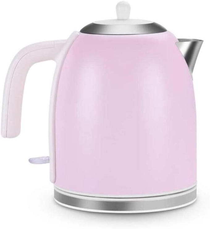 Waterkoker Mini - Compacte Ketel - Snel Water Koken - Automatische Uitschakeling - 1 Liter - Roze