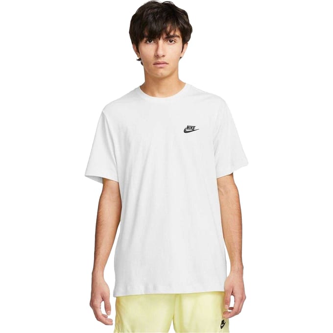 Nike Heren Club T-Shirt (Wit)