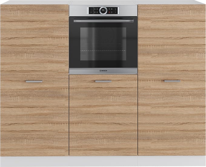 Vicco R-Line Keukenblok – 180 cm zonder werkblad Sonoma/Wit