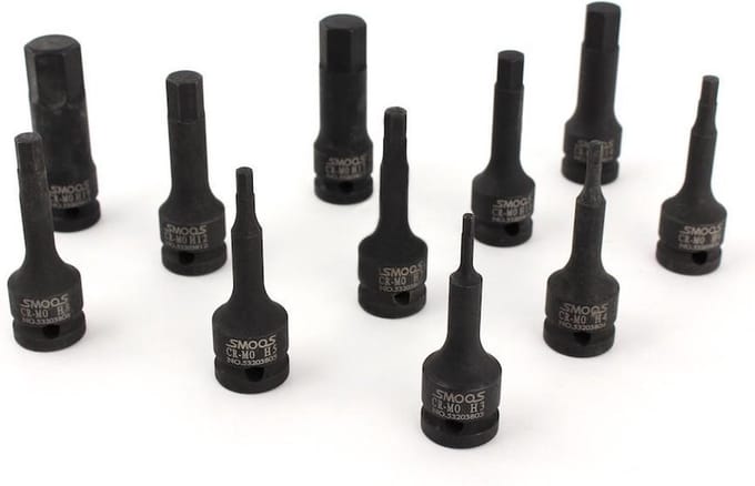 Smoos® 11-delige inbus krachtdoppen set 1/2 opname