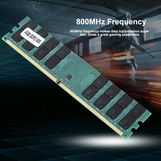 DDR2 Desktop Memory Bar 240Pin 4GB RAM 800MHZ Data Transmissie Circuit Module Board Vervanging 4GB