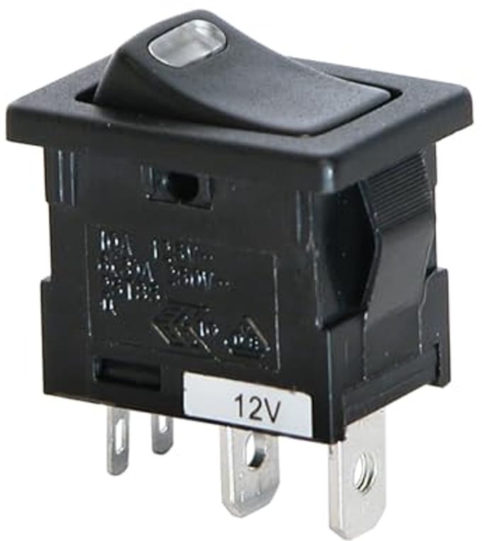 LED Schalter On/Off Rood 10A - Handige Schakelaar voor Verlichting