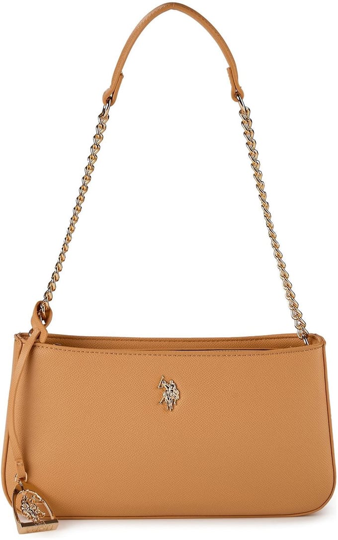 U.S. Polo Assn. Jones Schoudertas 28 cm - Dames - camel