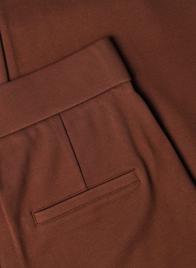YEST CURVE Nadeche Essential Bottoms - Copper Brown - maat W2(50) / L32