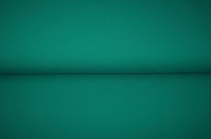 Boordstof Uni - Licht Petrol Groen - 1 meter