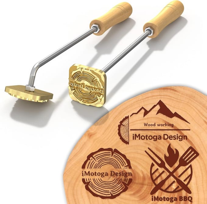 Branding Iron - Logo Stempel - Hout Bewerken - Gepersonaliseerd Ontwerp - 2.5 cm