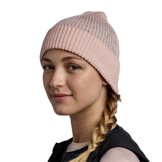 Buff Merino Active Hat Beanie, unisex roze pet One size roze