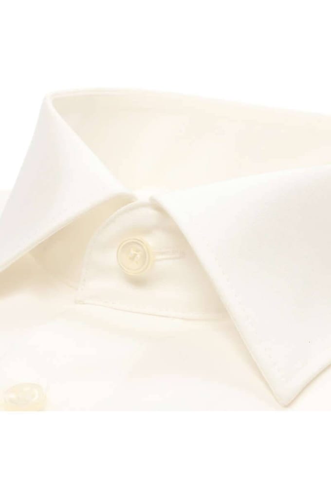 MARVELIS comfort fit overhemd - beige - Strijkvrij - Boordmaat: 48