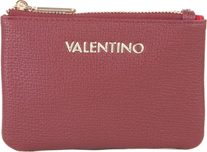 VALENTINO Sleutelgeval Stereo Re Coin Purse Rosso Scuro Donkerrood