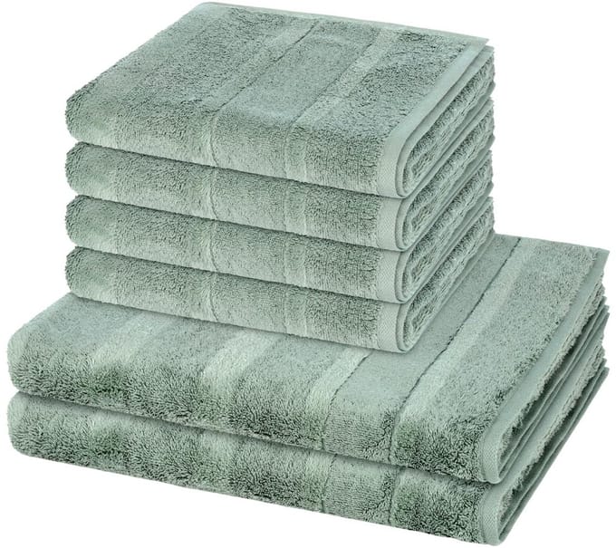 Cawö Sonstiges 4 X handdoek 2 X douchehanddoek - in set 6 pack Noblesse