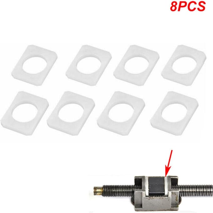8x Stoelrail Bus Spacers Voor BMW Voor BMW Z3 E36 E37 E38 Z3M Roadster & Coupé white