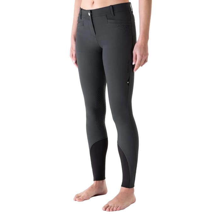 Rijbroek mid grip dames Equiline Eqash Strass