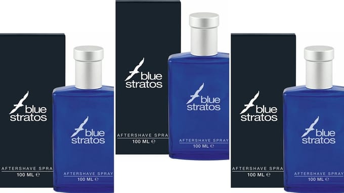 Blue Stratos Aftershave Spray 3 x 100 ml