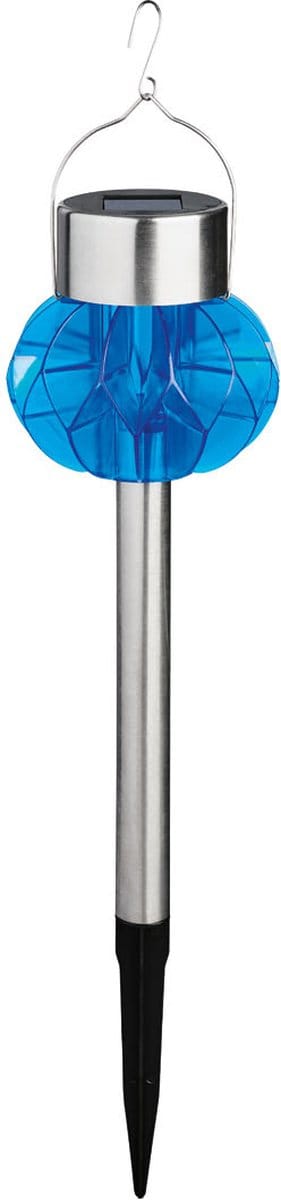Melinera Decoratie LED-Solarlamp Blauw 35cm