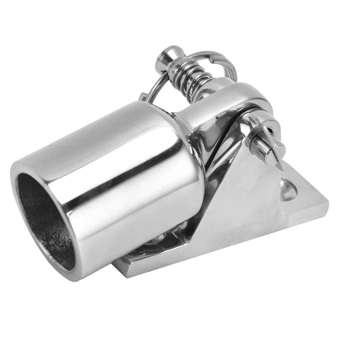 Biminitop Montagebeslag 316 Roestvrij Staal Dekscharnier Pijp Oog Eindkap Hardware 22mm white