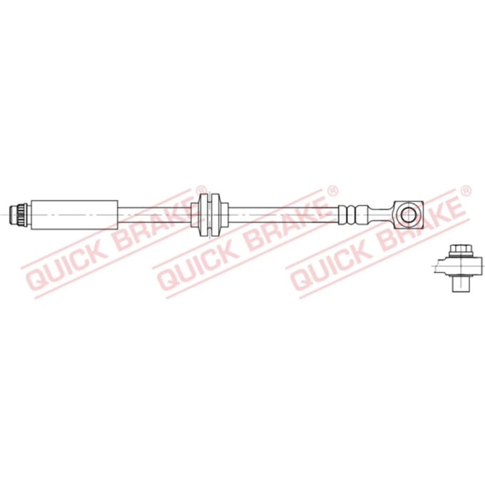 Remleiding QUICK BRAKE 50.201X