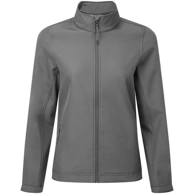 Premier Dames/Dames Windchecker Soft Shell Jacket (Donkergrijs)