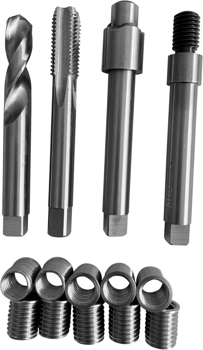 Draad Reparatie Set M12x1.75 met 10 Helicoil Inserts