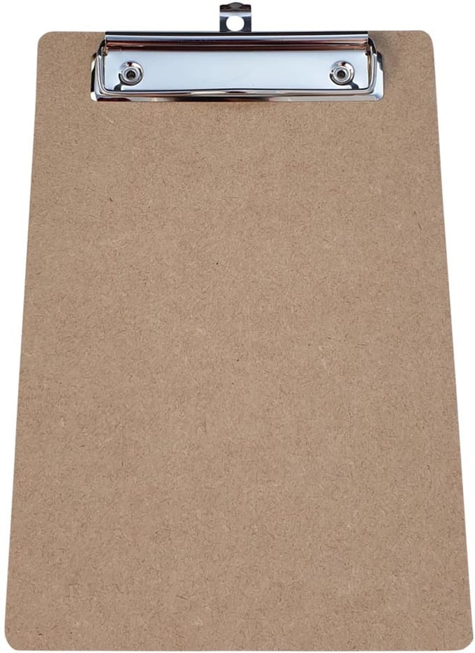 Klemplaat voor ft A5 (16 x 25 cm)