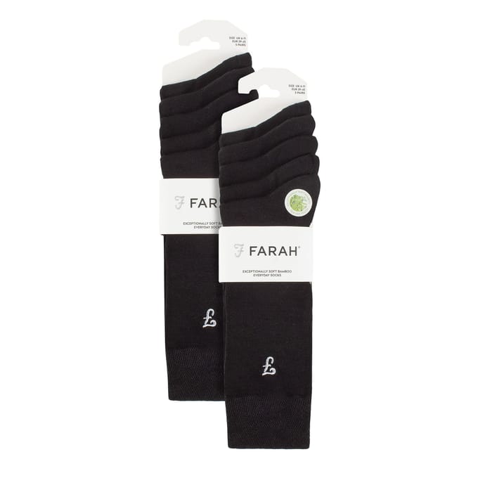 Heren 10 paar multi-pack heldere bamboosokken