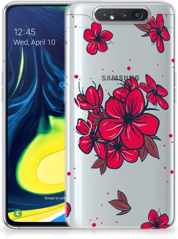 Samsung Galaxy A80 TPU Case Blossom Red