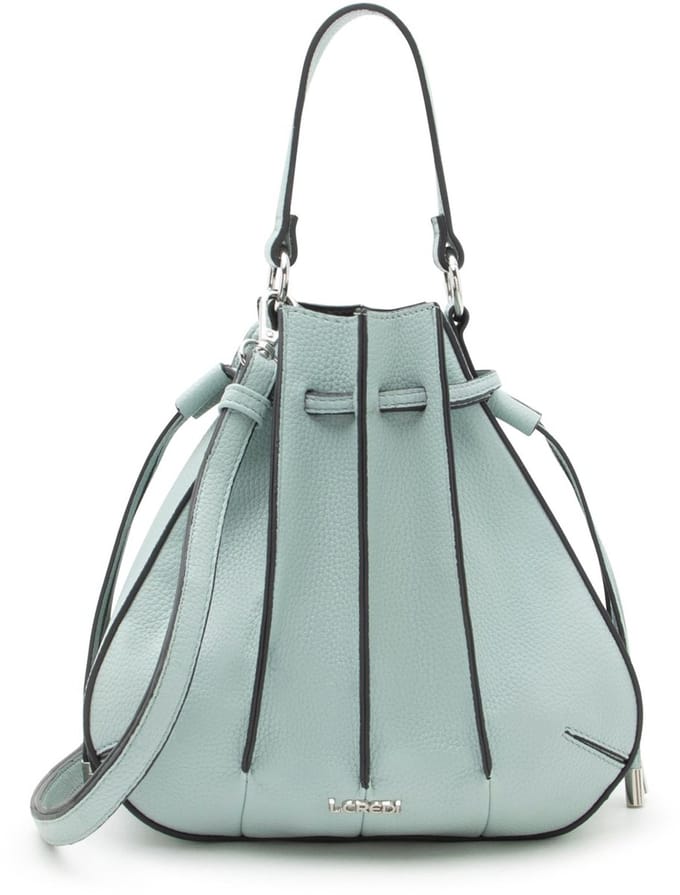 L.CREDI handtas schoudertas Rahmi Hobo Bag Mint Blue mintgroen