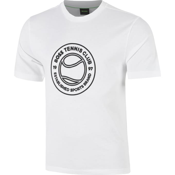 BOSS Join Logo T-shirt Heren-wit