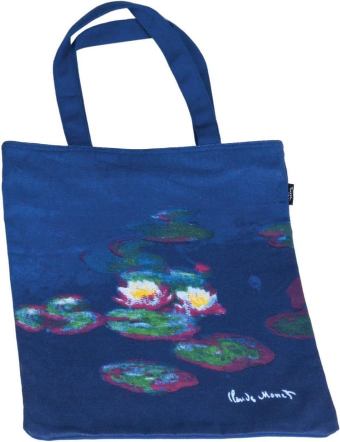 Draagtas katoen Kunstenaars Claude Monet Waterlelies