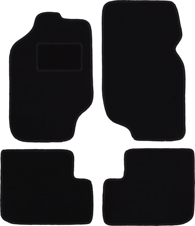 Zwarte veloursmatten voor: Rover 200 hatchback (2000-2005)