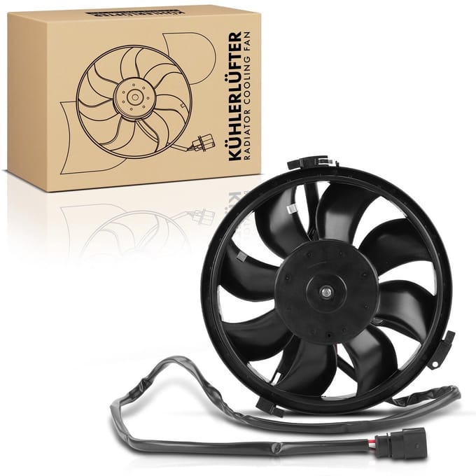 Frankberg 1x Motorradiator enkele ventilator