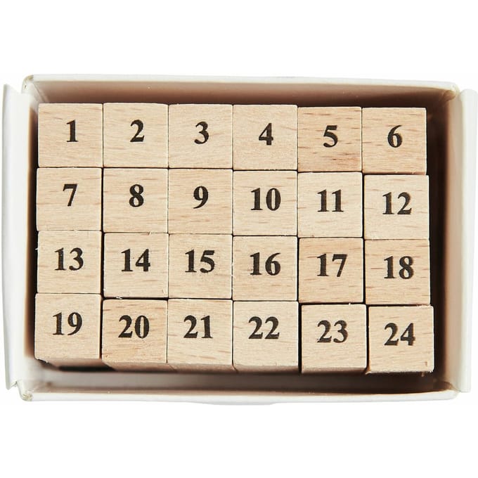 Mini stempel set - Cijfers