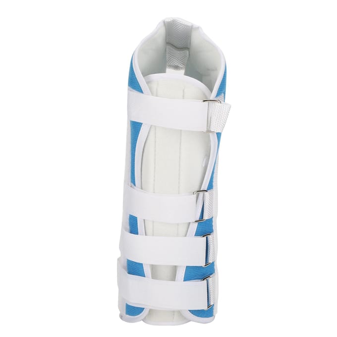 Attelle de Support de Mollet Tibial Vieilli Sangle de Fixation de Fracture Tibiale Remplacer Plâtre Taille L white
