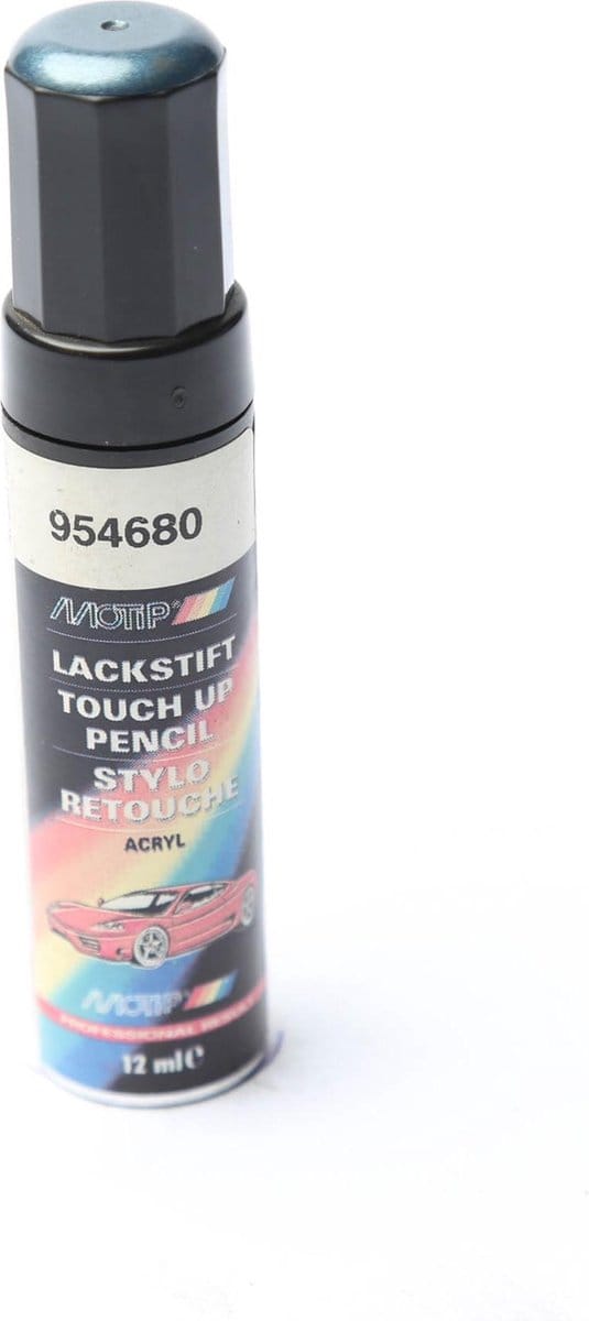Motip 954680 - Auto lakstift - Blauw Metallic - 12 ml