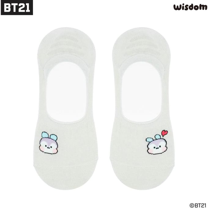 Bts (Bangtan garçons)  BT21 minini FAKE SOCKS, Officiel, Original, Authentique, K-POP, idole white