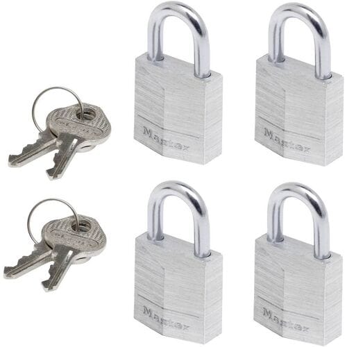 Master Lock P55992 Hangslot 20 mm Gelijksluitend Zilver Sleutelslot
