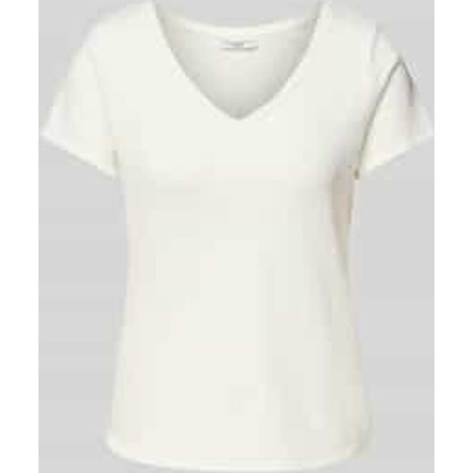 Regular fit T-shirt van puur katoen