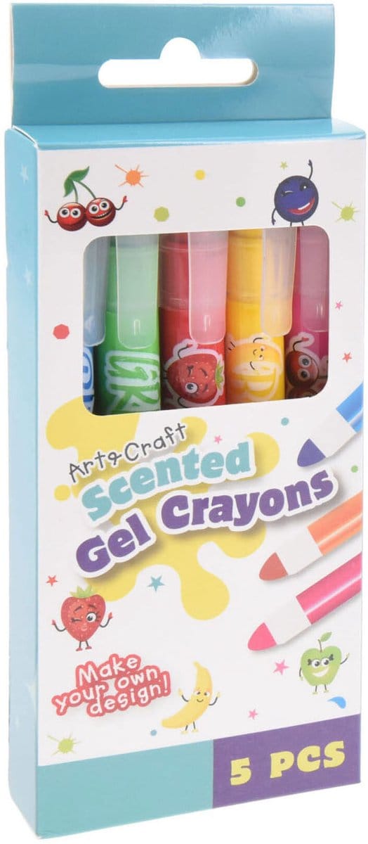 Gelpen Stiften met Fruitgeur, 5st.
