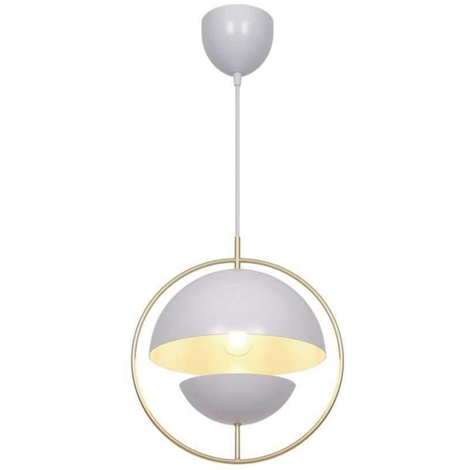 Nordlux Hanglamp Tavia, wit, Ø 33 cm, metaal