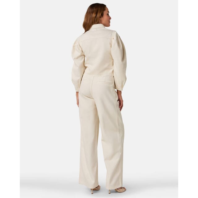 Ibana Trania Sandstone Blouses Dames - Ecru - Maat 34